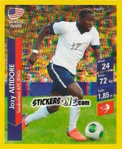 Figurina Jozy Altidore - Brasil 2014. Edicion Extraordinaria de Jugadas 3D - Navarrete