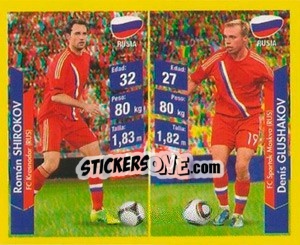 Sticker Roman Shirokov / Denis Glushakov