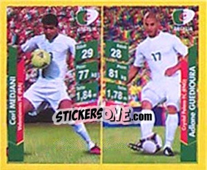 Cromo Carl Medjani / Adlène Guedioura - Brasil 2014. Edicion Extraordinaria de Jugadas 3D - Navarrete