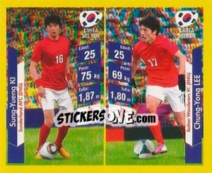 Cromo Sung-Yueng Ki / Chung-Yong Lee - Brasil 2014. Edicion Extraordinaria de Jugadas 3D - Navarrete