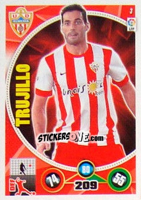 Figurina Ángel Trujillo - Liga BBVA 2014-2015. Adrenalyn XL - Panini