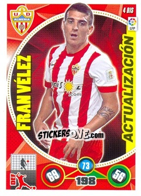 Sticker Fran Velez - Liga BBVA 2014-2015. Adrenalyn XL - Panini