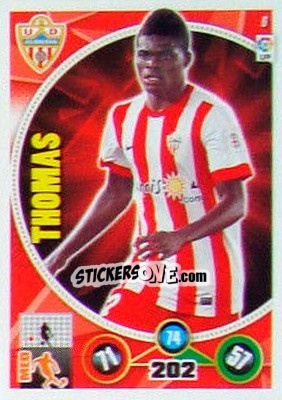 Sticker Thomas Partey - Liga BBVA 2014-2015. Adrenalyn XL - Panini