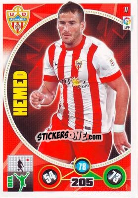 Cromo Tomer Hemed - Liga BBVA 2014-2015. Adrenalyn XL - Panini