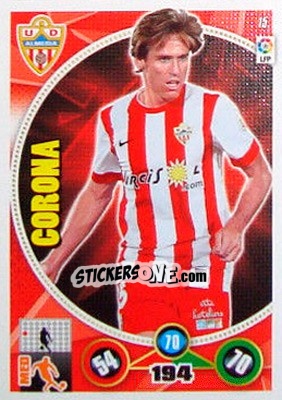 Sticker Corona - Liga BBVA 2014-2015. Adrenalyn XL n. 15 - Panini