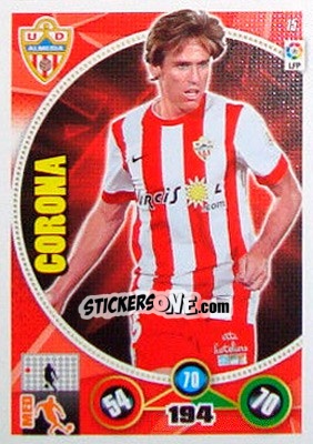 Figurina Corona - Liga BBVA 2014-2015. Adrenalyn XL - Panini