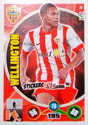 Sticker Wellington Silva - Liga BBVA 2014-2015. Adrenalyn XL n. 16 - Panini