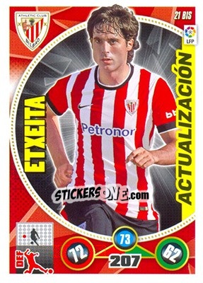 Figurina Etxeita - Liga BBVA 2014-2015. Adrenalyn XL n. 21bis - Panini