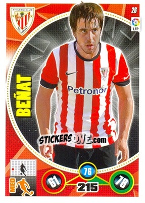 Sticker Beñat Etxebarria - Liga BBVA 2014-2015. Adrenalyn XL - Panini