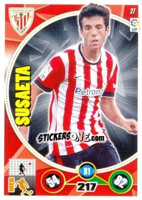 Sticker Markel Susaeta - Liga BBVA 2014-2015. Adrenalyn XL n. 27 - Panini