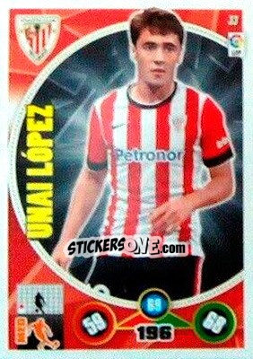 Sticker Unai López - Liga BBVA 2014-2015. Adrenalyn XL n. 33 - Panini