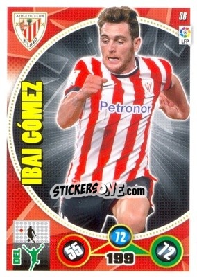 Sticker Ibai Gómez - Liga BBVA 2014-2015. Adrenalyn XL n. 36 - Panini