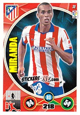 Sticker Miranda - Liga BBVA 2014-2015. Adrenalyn XL - Panini