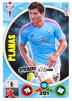 Sticker Carles Planas - Liga BBVA 2014-2015. Adrenalyn XL n. 77 - Panini
