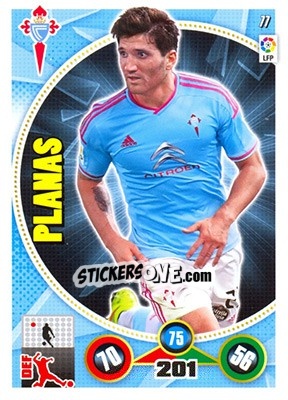 Cromo Carles Planas - Liga BBVA 2014-2015. Adrenalyn XL - Panini