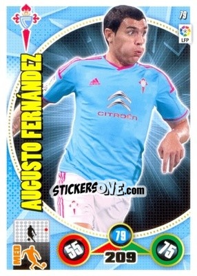 Sticker Augusto Fernández - Liga BBVA 2014-2015. Adrenalyn XL n. 79 - Panini