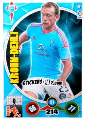 Sticker Michael Krohn-Dehli - Liga BBVA 2014-2015. Adrenalyn XL n. 80 - Panini