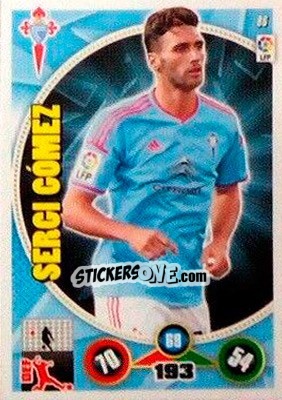Sticker Sergi Gómez - Liga BBVA 2014-2015. Adrenalyn XL n. 86 - Panini