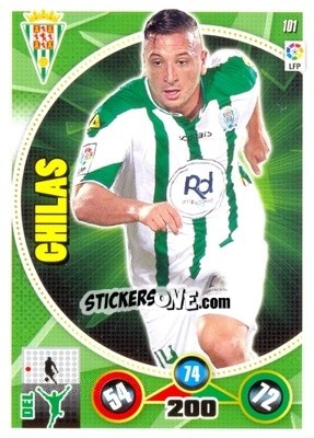 Sticker Nabil Ghilas - Liga BBVA 2014-2015. Adrenalyn XL n. 101 - Panini