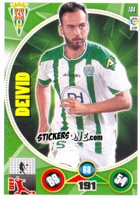 Sticker Deivid - Liga BBVA 2014-2015. Adrenalyn XL n. 104 - Panini
