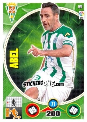 Sticker Abel - Liga BBVA 2014-2015. Adrenalyn XL n. 105 - Panini