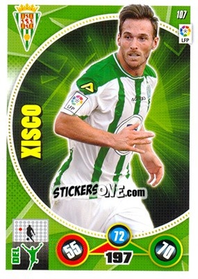 Sticker Xisco - Liga BBVA 2014-2015. Adrenalyn XL n. 107 - Panini