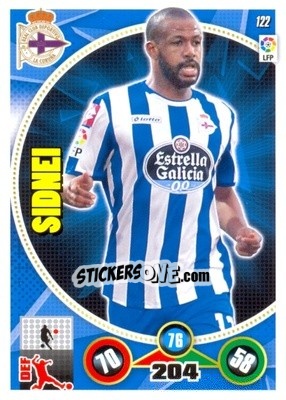 Figurina Sidnei - Liga BBVA 2014-2015. Adrenalyn XL - Panini