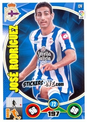 Sticker José Rodríguez - Liga BBVA 2014-2015. Adrenalyn XL n. 124 - Panini
