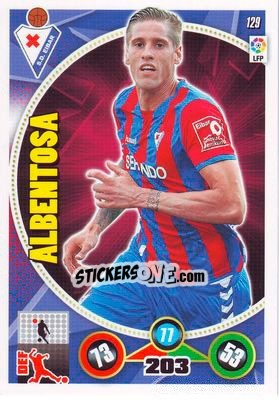 Sticker Raúl Albentosa - Liga BBVA 2014-2015. Adrenalyn XL n. 129 - Panini