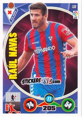 Sticker Raúl Navas - Liga BBVA 2014-2015. Adrenalyn XL n. 130 - Panini