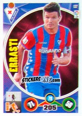Sticker Jon Errasti - Liga BBVA 2014-2015. Adrenalyn XL n. 132 - Panini