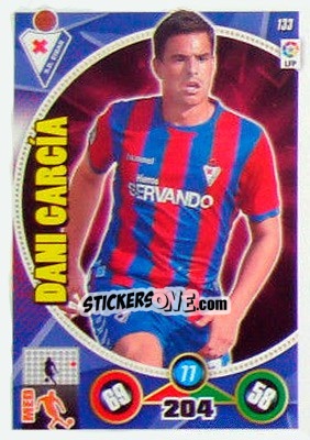 Sticker Dani García - Liga BBVA 2014-2015. Adrenalyn XL n. 133 - Panini