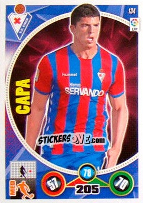 Sticker Ander Capa - Liga BBVA 2014-2015. Adrenalyn XL n. 134 - Panini