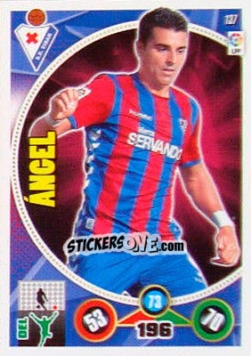 Sticker Ángel Rodríguez - Liga BBVA 2014-2015. Adrenalyn XL n. 137 - Panini