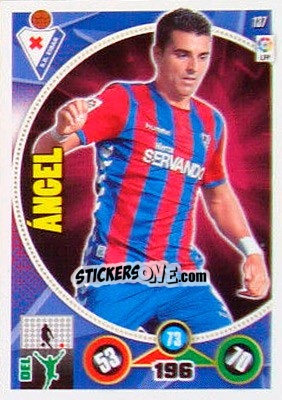 Figurina Ángel Rodríguez - Liga BBVA 2014-2015. Adrenalyn XL - Panini