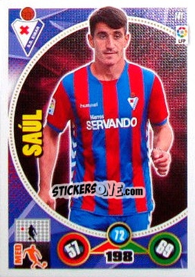 Cromo Saúl Berjón - Liga BBVA 2014-2015. Adrenalyn XL - Panini