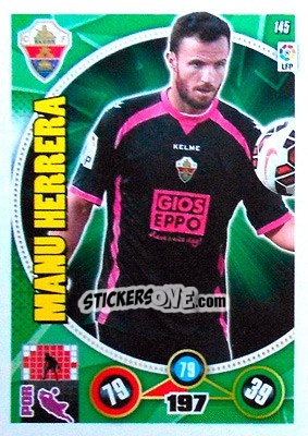 Sticker Manu Herrera - Liga BBVA 2014-2015. Adrenalyn XL n. 145 - Panini