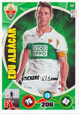 Cromo Edu Albácar - Liga BBVA 2014-2015. Adrenalyn XL - Panini