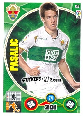 Sticker Mario Pašalic - Liga BBVA 2014-2015. Adrenalyn XL n. 150 - Panini