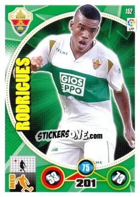 Sticker Garry Rodrigues - Liga BBVA 2014-2015. Adrenalyn XL n. 152 - Panini