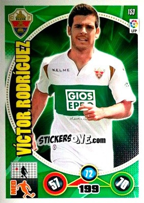 Sticker Víctor Rodríguez - Liga BBVA 2014-2015. Adrenalyn XL n. 153 - Panini