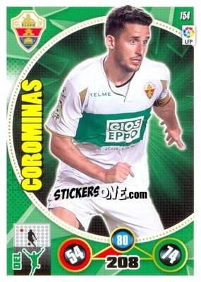 Sticker Ferran Corominas - Liga BBVA 2014-2015. Adrenalyn XL n. 154 - Panini