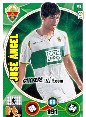 Sticker José Ángel Alonso - Liga BBVA 2014-2015. Adrenalyn XL n. 159 - Panini