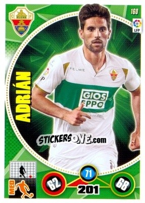 Sticker Adrián González - Liga BBVA 2014-2015. Adrenalyn XL - Panini