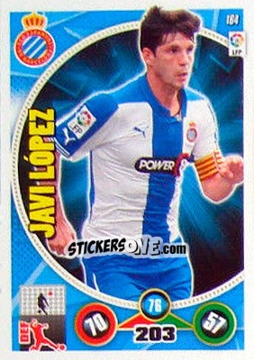 Cromo Javi López - Liga BBVA 2014-2015. Adrenalyn XL - Panini