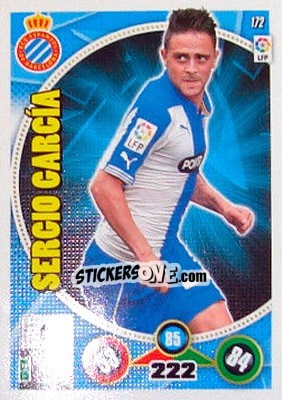Figurina Sergio García - Liga BBVA 2014-2015. Adrenalyn XL n. 172 - Panini