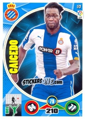 Sticker Felipe Caicedo - Liga BBVA 2014-2015. Adrenalyn XL n. 173 - Panini