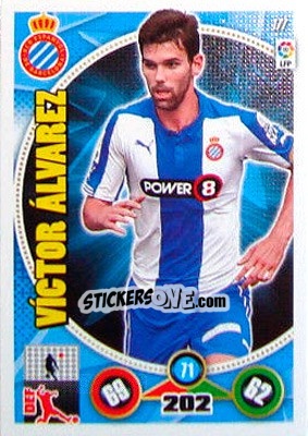 Sticker Víctor Álvarez - Liga BBVA 2014-2015. Adrenalyn XL n. 177 - Panini