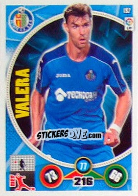 Sticker Juan Valera - Liga BBVA 2014-2015. Adrenalyn XL n. 182 - Panini