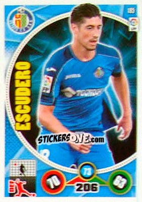 Sticker Sergio Escudero - Liga BBVA 2014-2015. Adrenalyn XL n. 185 - Panini